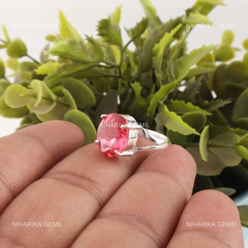 Bague argent 925 tourmaline - argent,