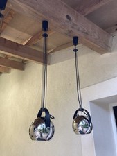 Paire De Suspension en métal chromé HOFFMEISTER LEUCHTEN excellent état