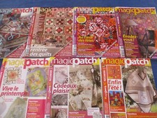 lot de 07 revues magic patch (n81- n87) le patchwork complet avec cahier central