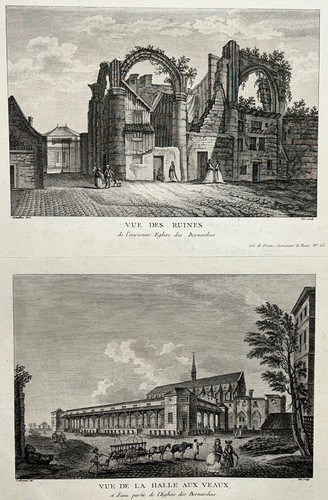 Vue ruines eglise - ruines,