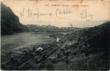 CPA AK Tonkin Hongay village