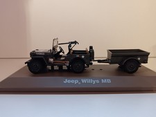 Jeep Willys MB 2e Division Blindé + remorque Atlas 1/43