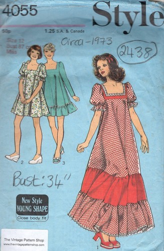 Patron couture vintage 1973 - patron,