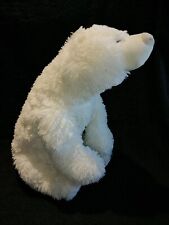 Doudou peluche ours blanc polaire Atmosphéra  Etat neuf