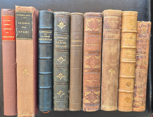 Lot livres reliés xixe xxe - lot, xixe-xxe