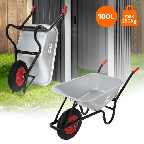 Brouette chantier 100l bac - brouette,