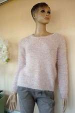  PULL ROSE A POILS LONG ET TOUT DOUX H&M NEUF 40 % SOIE T36/38/40 