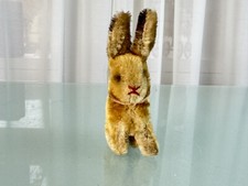Peluche Steiff animal collector lapin 11 cm sans bouton sans drapeau.