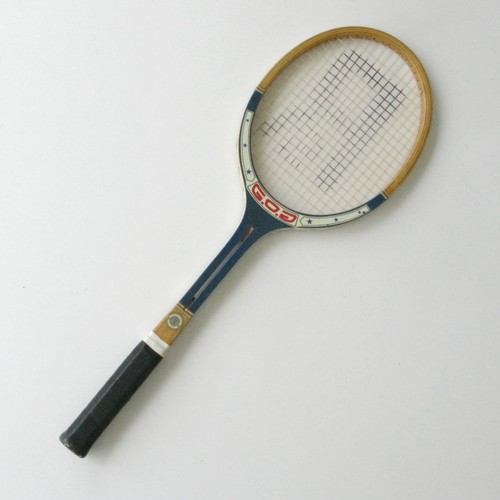 Raquette tennis bois ancienne - tennis,