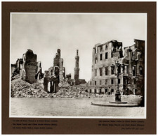 Fiorillo, Egypte, Alexandrie, Les ruines des maisons Nubar Pacha et Chiek Ibraïm
