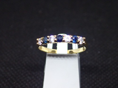 Bague jaune 750 ème de - bague,