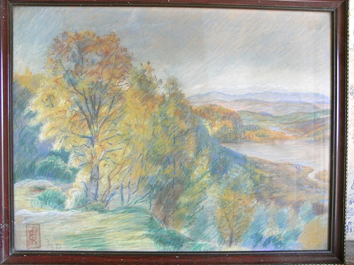 Ancien pastel fusain - ancien,