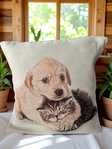 Housse coussin chien - housse,