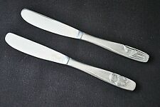 Duo de couteaux enfant ou beurre en inox 18/10 AMEFA Ourson, Faon