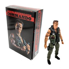 NECA Ultimate Commando John Matrix Schwarzenegger 7'' Action Figure Model Toys