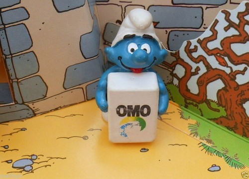 Schtroumpf lessive omo - schtroumpf,