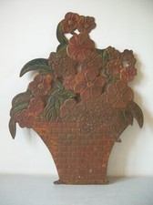 Ancienne plaque en tôle