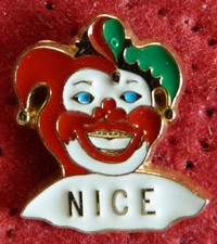 BEAU PIN'S VILLE NICE CARNAVAL MASQUE CLOWN ARLEQUIN