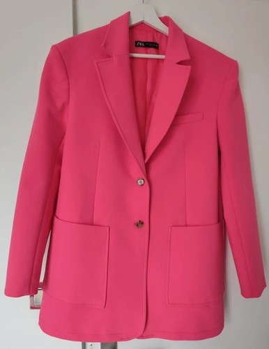 Blazer oversize long - rose, zara