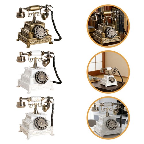 Téléphone vintage cadran - téléphone, à