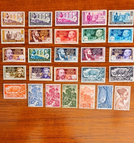 Timbres colonies françaises - colonies,
