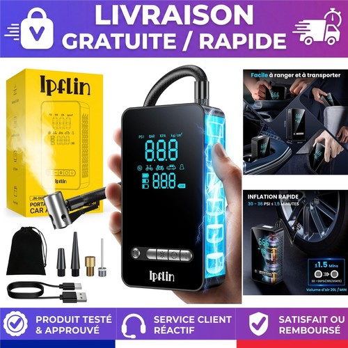 Gonfleur pneus voiture sans - gonfleur,