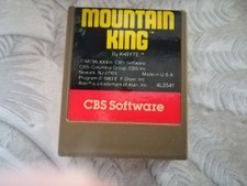 MOUNTAIN KING pour ATARI 400 800XL testé sur mon téléviseur