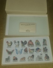 Fèves Coffret Atlas collection 18 fèves Divers animaux : oiseaux, papillons, ...