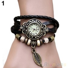 Montre bracelet fantaisie femme ronde analogique quartz cadeau haute qualité