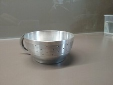 Tasse Saint Medard en Métal Argenté -  Original - Art Déco 