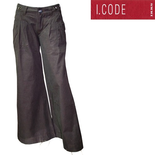 Pantalon pinces large - , marron