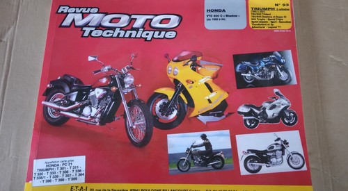 Revue technique moto honda - revue,