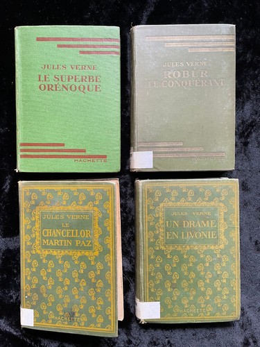 Jules verne lot 4 livres - verne,