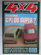 4X4 MAGAZINE N° 90 /GPL ou ESSENCE/HONDA SHUTTLE 4WD-TOYO ESCAPE 4WD-GOLF SYNCRO