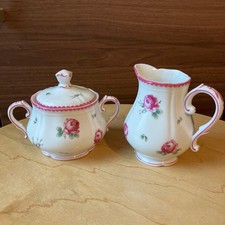 Sucrier ancien crémier rose Ginori du Japon