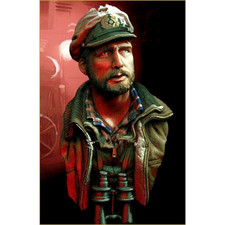 Kit maquette résine 1/10 BUST commandant de sous-marin allemand WW2 non peint