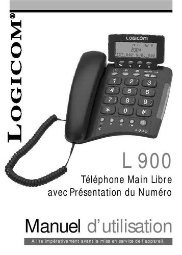 Rare téléphone fixe logicom - fixe,