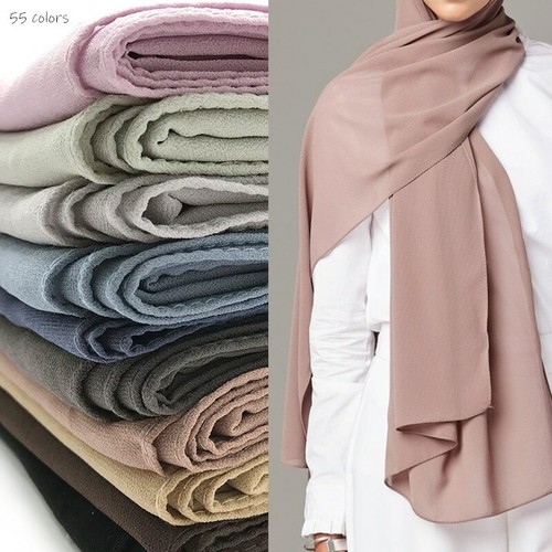 Foulard hijab mousseline de - en,