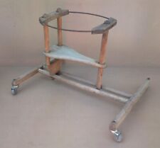 Ancien trotteur BABY-JOIE bois jouet enfant jeu vers 1920 promenette trotte bébé