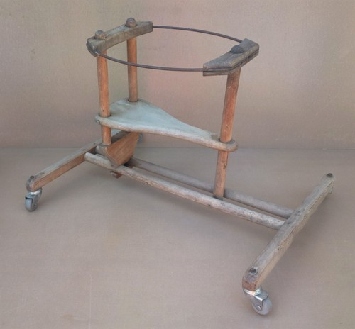 Ancien trotteur baby joie bois - trotteur, baby-joie