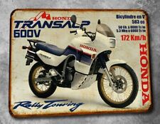 plaque métal vintage Honda 600 Transalp (PD06)