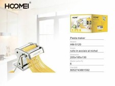 Machine À Pâtes Fraîches 9 Positions Acier Hoomei HM-5120 Maison Cuisine