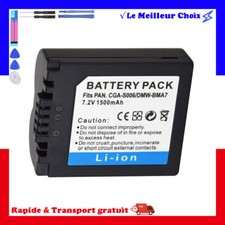 Batterie CGA-S006 pour Panasonic Lumix DMC-FZ7 FZ8 FZ18 FZ28 FZ30 FZ35 FZ38