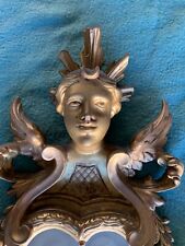 Miroir ancien chantourné à