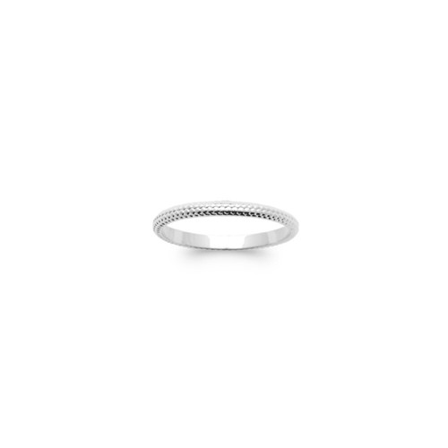 Bague alliance argent - en,