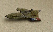 Insigne, broche ski ESF " La Fusée Bronze " 1er modèle