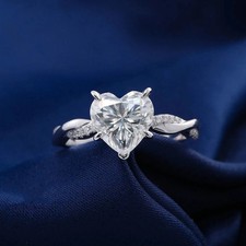 2.50 CT Blanc Traitée Bague