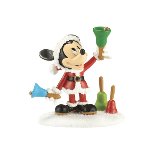 Figurine mickey cloches noël - figurine,