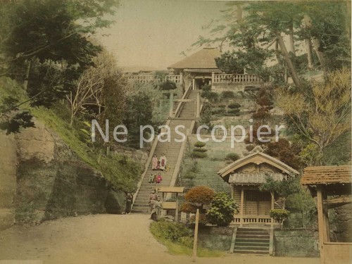Japon vers 1880 une batisse - vers,