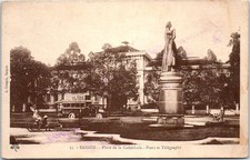 INDOCHINE - SAIGON - place de la cathedrale